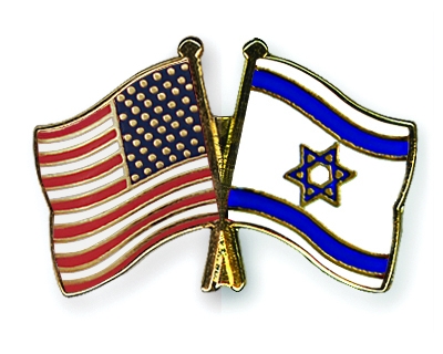 Fahnen Pins USA Israel