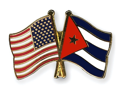 Fahnen Pins USA Kuba