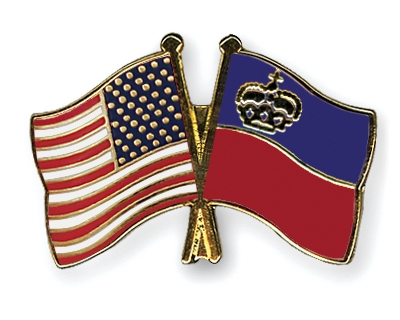 Fahnen Pins USA Liechtenstein