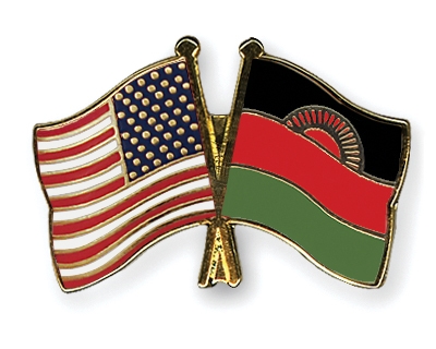 Fahnen Pins USA Malawi