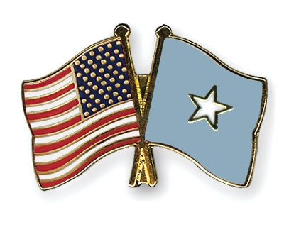 Fahnen Pins USA Somalia