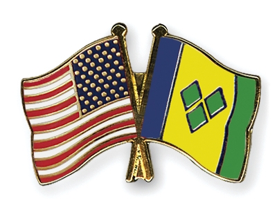 Fahnen Pins USA St-Vincent-und-die-Grenadinen
