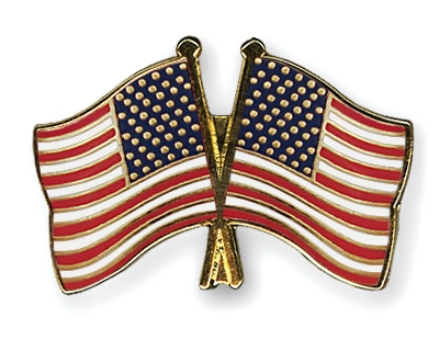 Fahnen Pins USA USA