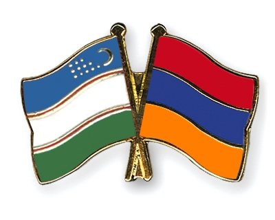Fahnen Pins Usbekistan Armenien