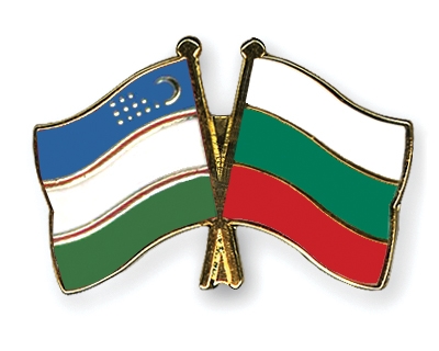 Fahnen Pins Usbekistan Bulgarien