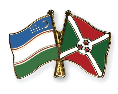 Fahnen Pins Usbekistan Burundi