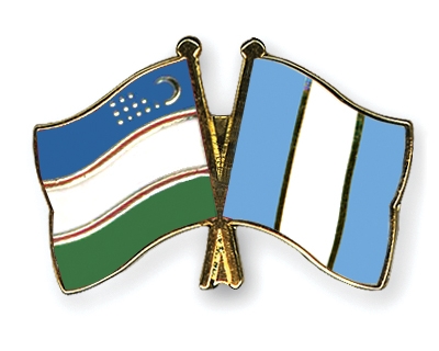 Fahnen Pins Usbekistan Guatemala