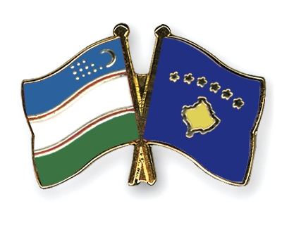 Fahnen Pins Usbekistan Kosovo