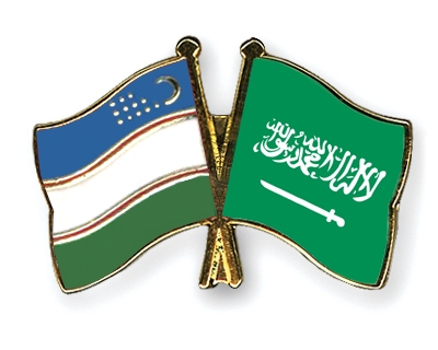 Fahnen Pins Usbekistan Saudi-Arabien
