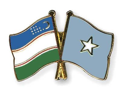 Fahnen Pins Usbekistan Somalia