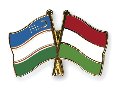 Fahnen Pins Usbekistan Ungarn