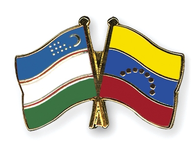 Fahnen Pins Usbekistan Venezuela