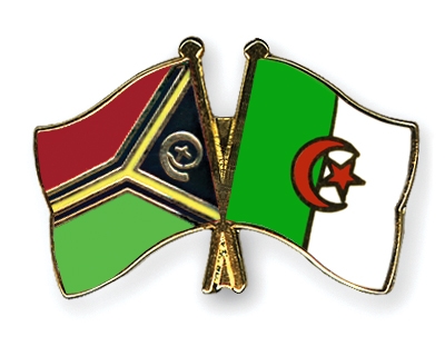 Fahnen Pins Vanuatu Algerien