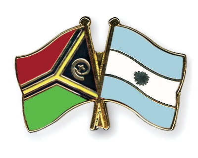 Fahnen Pins Vanuatu Argentinien