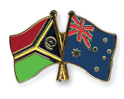 Fahnen Pins Vanuatu Australien