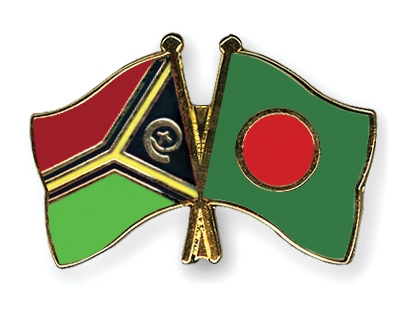 Fahnen Pins Vanuatu Bangladesch