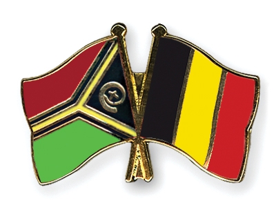 Fahnen Pins Vanuatu Belgien