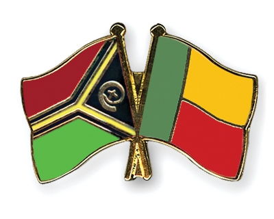 Fahnen Pins Vanuatu Benin