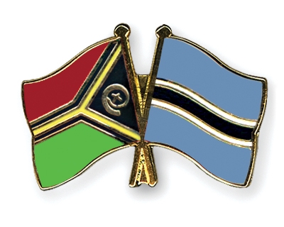 Fahnen Pins Vanuatu Botsuana