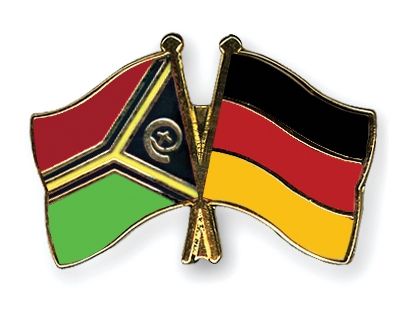 Fahnen Pins Vanuatu Deutschland