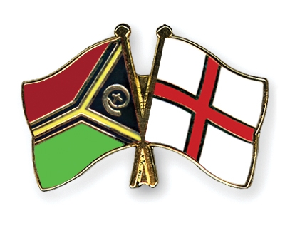 Fahnen Pins Vanuatu England