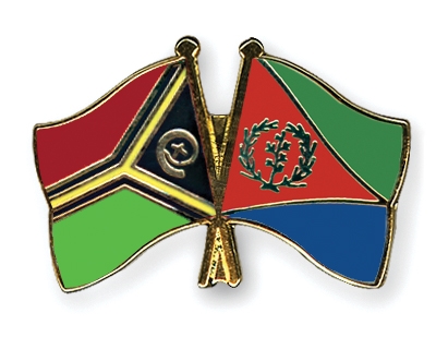 Fahnen Pins Vanuatu Eritrea