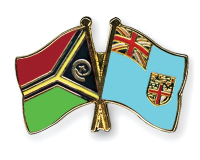 Fahnen Pins Vanuatu Fidschi