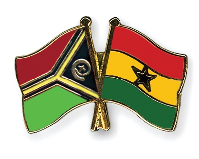 Fahnen Pins Vanuatu Ghana