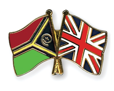 Fahnen Pins Vanuatu Grossbritannien