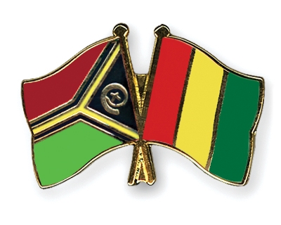 Fahnen Pins Vanuatu Guinea