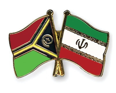 Fahnen Pins Vanuatu Iran