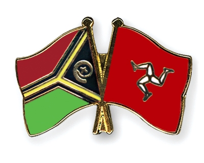 Fahnen Pins Vanuatu Isle-of-Man