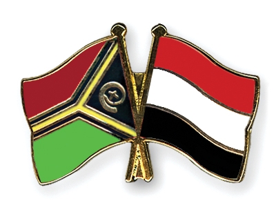 Fahnen Pins Vanuatu Jemen