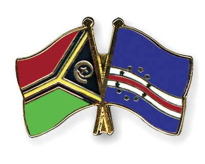 Fahnen Pins Vanuatu Kap-Verde