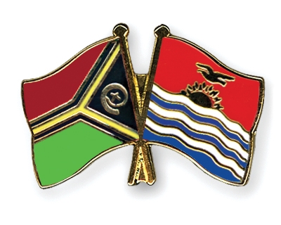 Fahnen Pins Vanuatu Kiribati