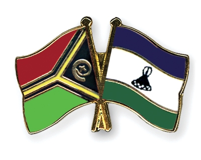 Fahnen Pins Vanuatu Lesotho