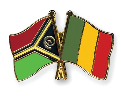 Fahnen Pins Vanuatu Mali