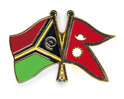 Fahnen Pins Vanuatu Nepal