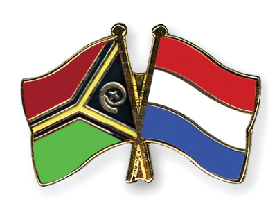 Fahnen Pins Vanuatu Niederlande