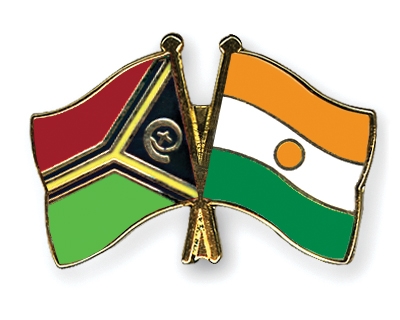 Fahnen Pins Vanuatu Niger