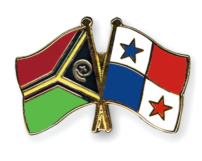 Fahnen Pins Vanuatu Panama