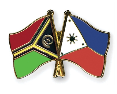 Fahnen Pins Vanuatu Philippinen