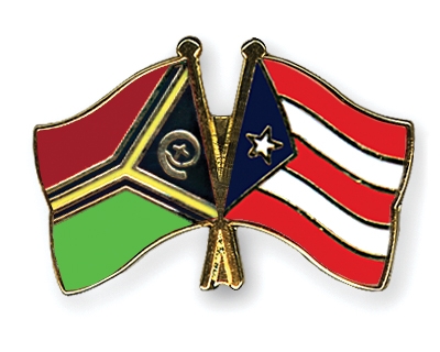 Fahnen Pins Vanuatu Puerto-Rico