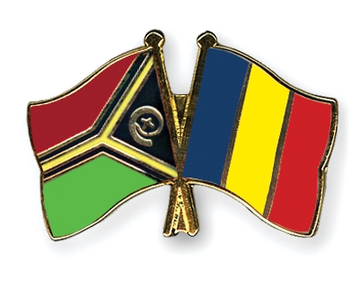 Fahnen Pins Vanuatu Rumnien