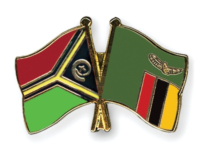 Fahnen Pins Vanuatu Sambia