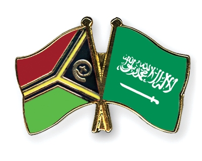 Fahnen Pins Vanuatu Saudi-Arabien