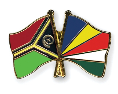 Fahnen Pins Vanuatu Seychellen