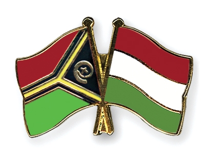 Fahnen Pins Vanuatu Ungarn