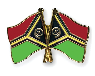 Fahnen Pins Vanuatu Vanuatu