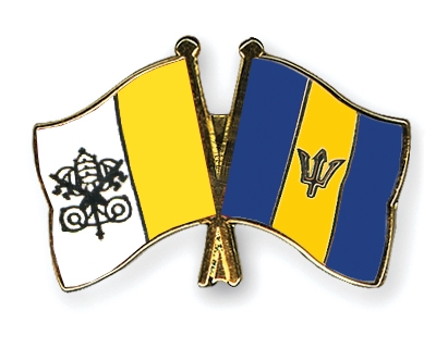 Fahnen Pins Vatikanstadt Barbados